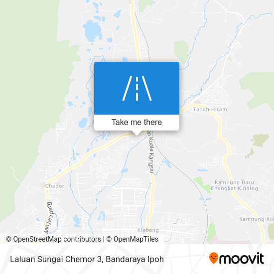 Laluan Sungai Chemor 3 map