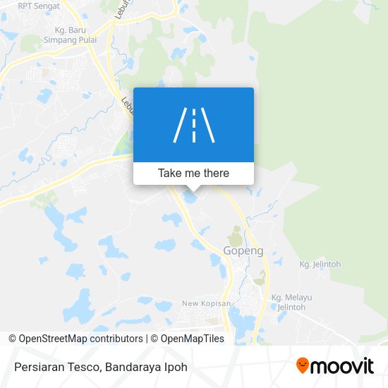 Persiaran Tesco map