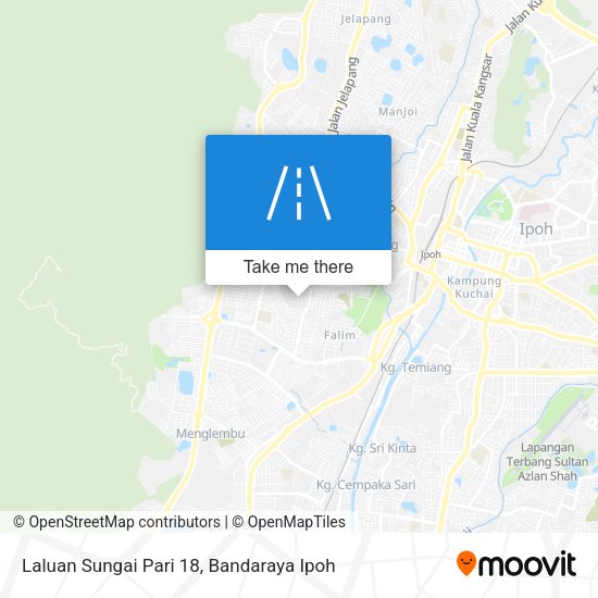 Laluan Sungai Pari 18 map