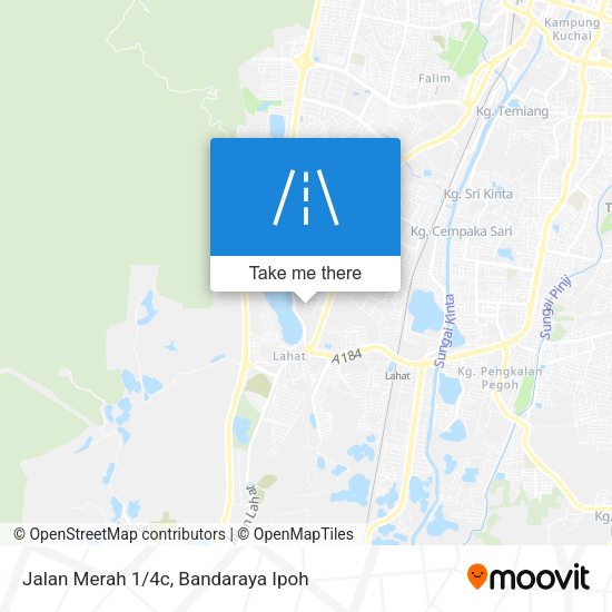 Jalan Merah 1/4c map