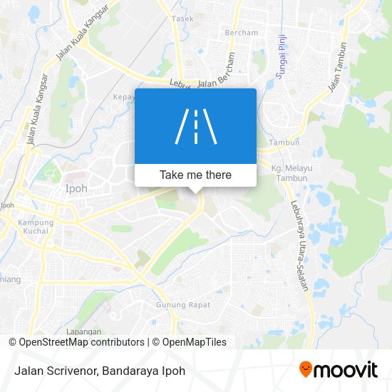 Peta Jalan Scrivenor