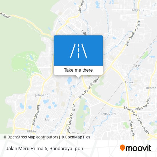 Jalan Meru Prima 6 map