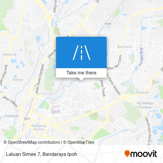 Laluan Simee 7 map