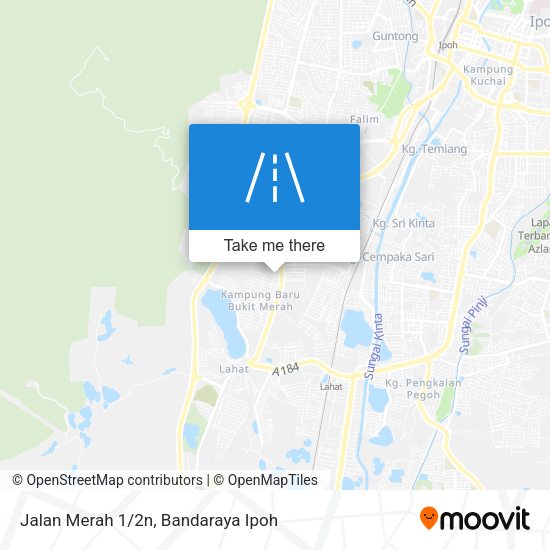 Jalan Merah 1/2n map