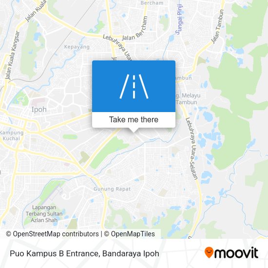 Puo Kampus B Entrance map