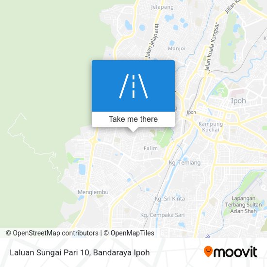 Laluan Sungai Pari 10 map