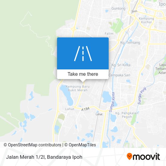 Jalan Merah 1/2l map