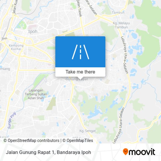 Jalan Gunung Rapat 1 map