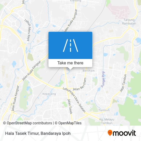 Hala Tasek Timur map