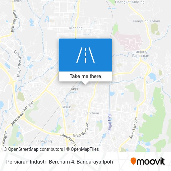 Peta Persiaran Industri Bercham 4