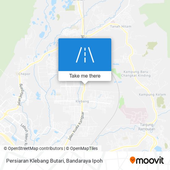 Persiaran Klebang Butari map