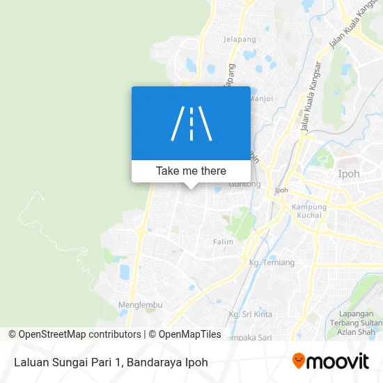 Laluan Sungai Pari 1 map