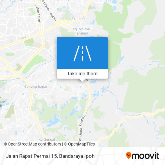 Peta Jalan Rapat Permai 15