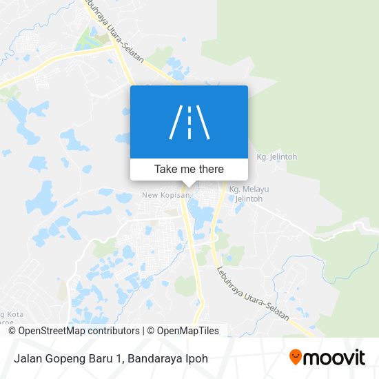 Peta Jalan Gopeng Baru 1