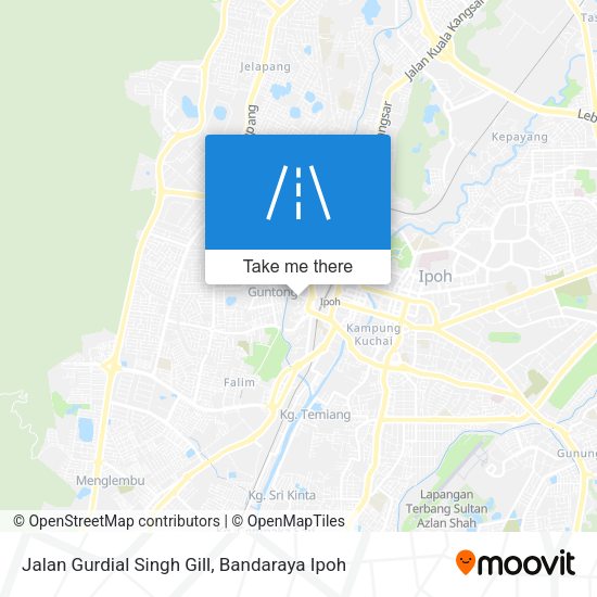 Jalan Gurdial Singh Gill map