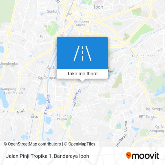Jalan Pinji Tropika 1 map