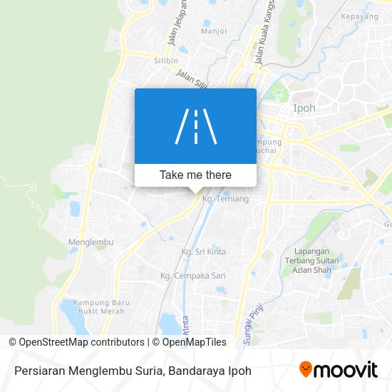 Persiaran Menglembu Suria map
