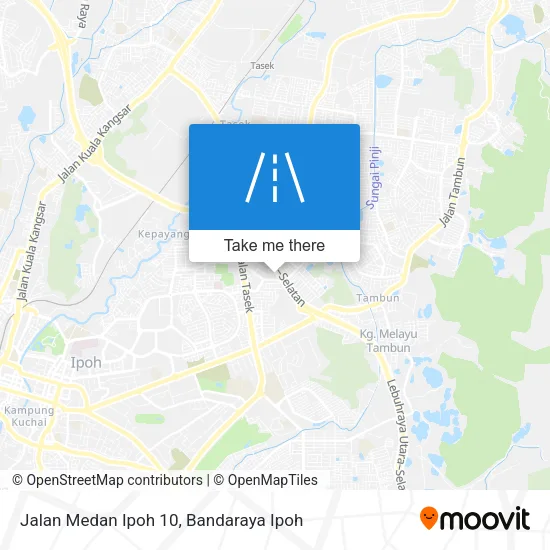 Jalan Medan Ipoh 10 map