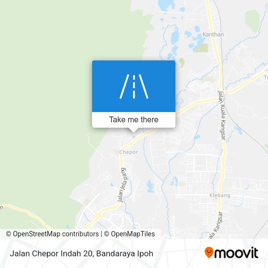 Jalan Chepor Indah 20 map