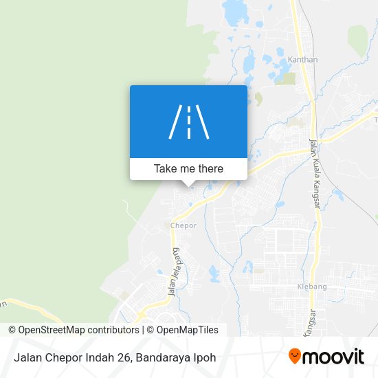 Peta Jalan Chepor Indah 26