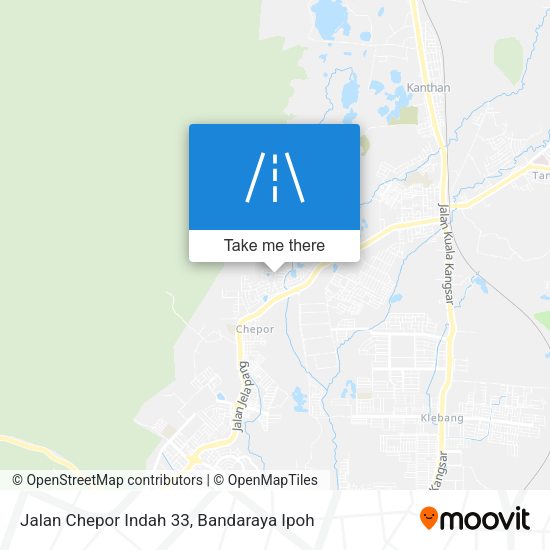 Jalan Chepor Indah 33 map