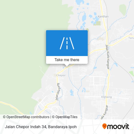 Jalan Chepor Indah 34 map