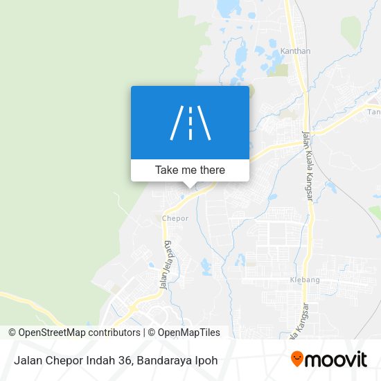 Peta Jalan Chepor Indah 36