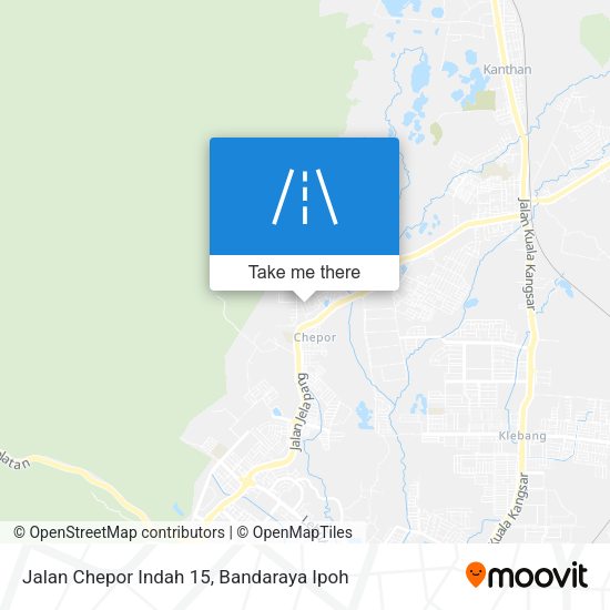 Jalan Chepor Indah 15 map