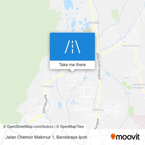 Peta Jalan Chemor Makmur 1