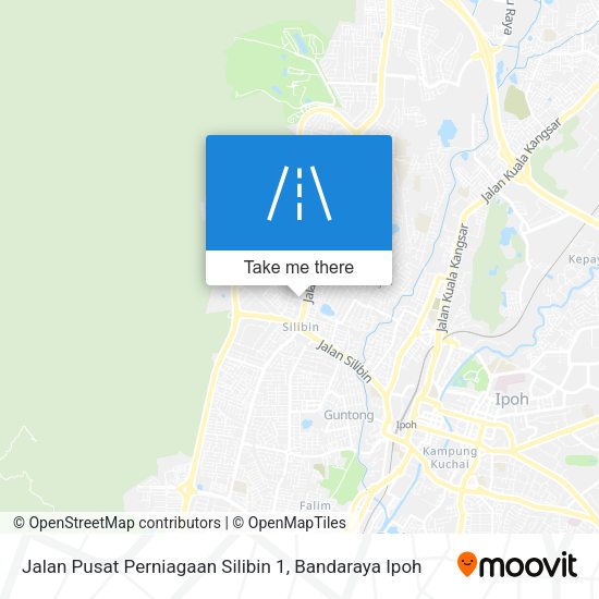 Jalan Pusat Perniagaan Silibin 1 map