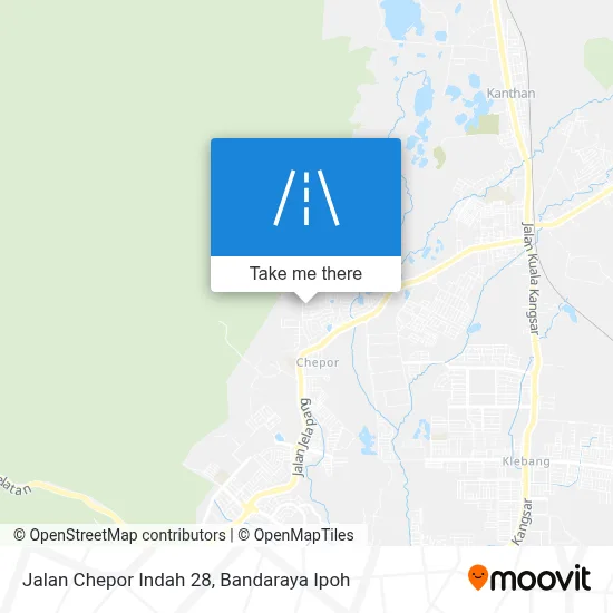 Jalan Chepor Indah 28 map