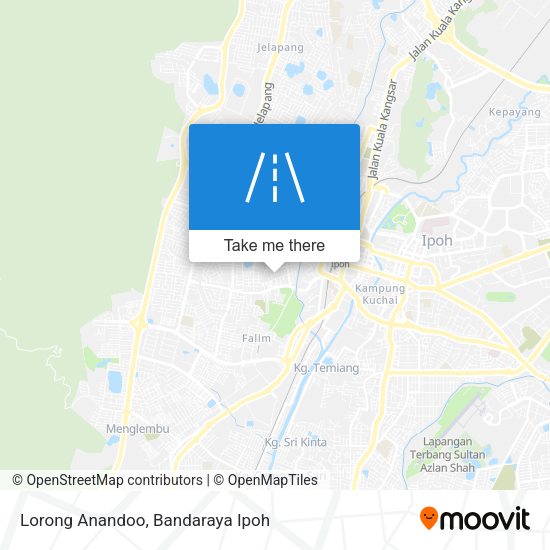 Lorong Anandoo map