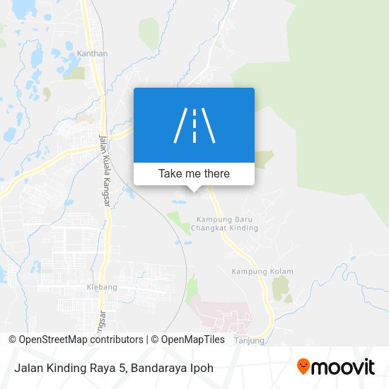 Peta Jalan Kinding Raya 5