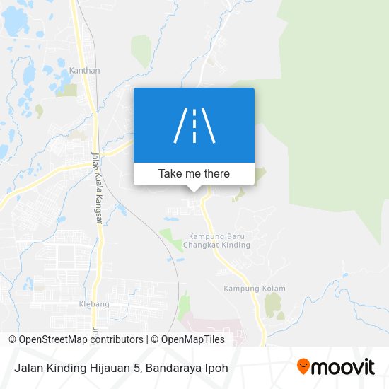 Peta Jalan Kinding Hijauan 5