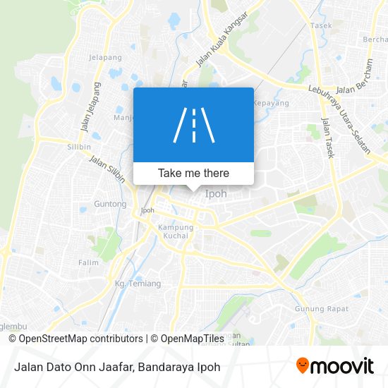Peta Jalan Dato Onn Jaafar