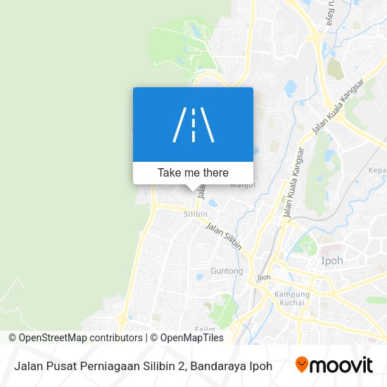 Jalan Pusat Perniagaan Silibin 2 map