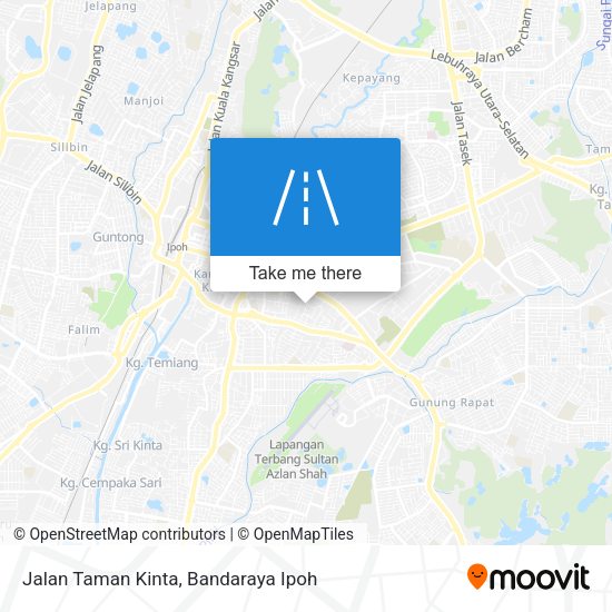 Jalan Taman Kinta map
