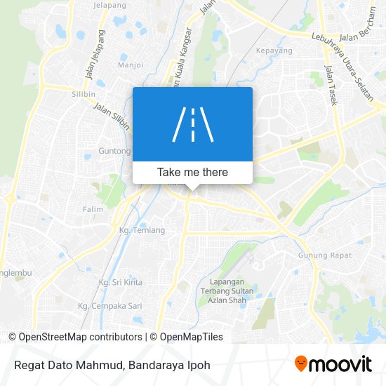 Regat Dato Mahmud map