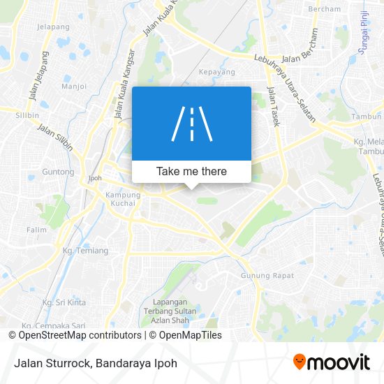 Jalan Sturrock map