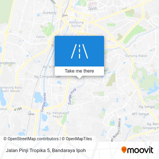 Jalan Pinji Tropika 5 map