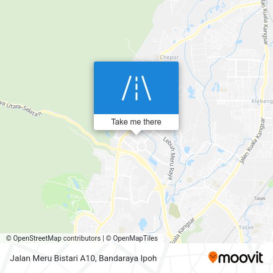 Jalan Meru Bistari A10 map