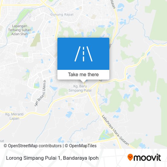 Peta Lorong Simpang Pulai 1