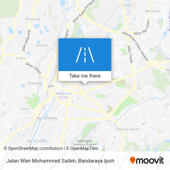 Peta Jalan Wan Mohammed Salleh