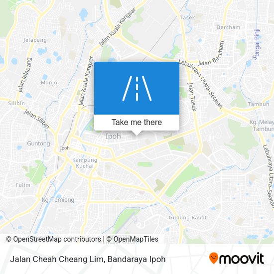 Peta Jalan Cheah Cheang Lim