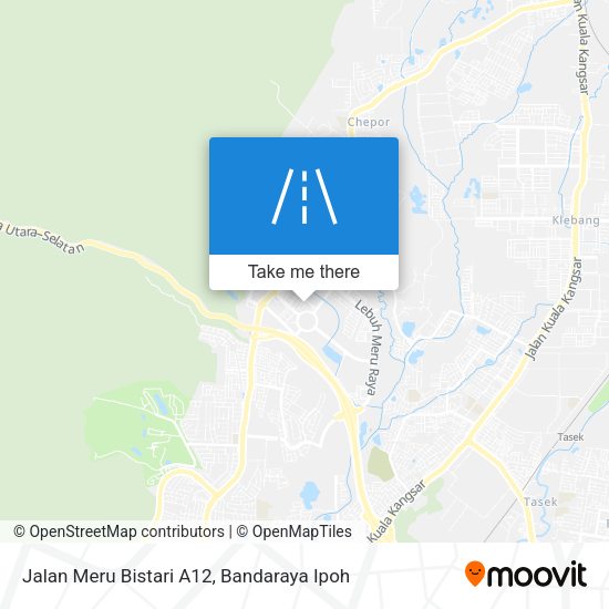 Jalan Meru Bistari A12 map