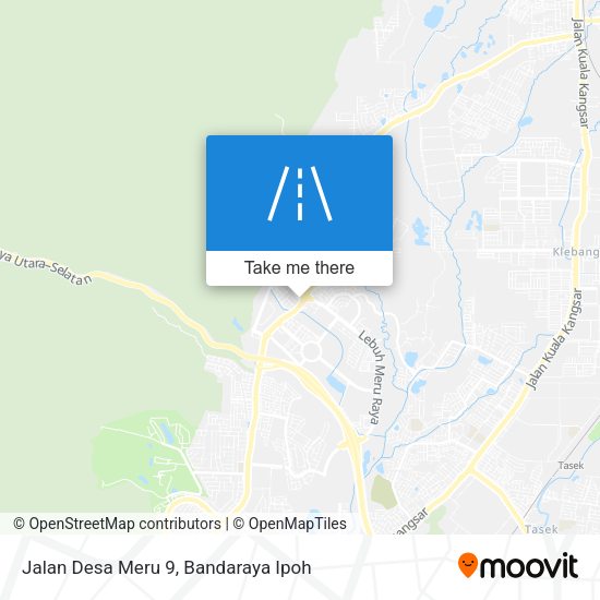 Peta Jalan Desa Meru 9