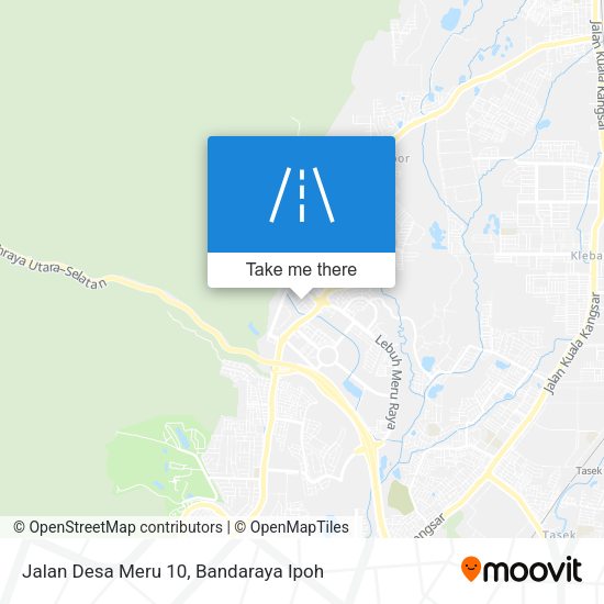 Jalan Desa Meru 10 map