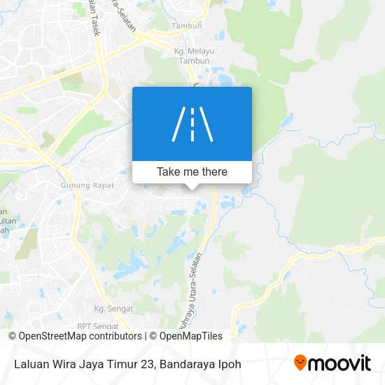 Laluan Wira Jaya Timur 23 map