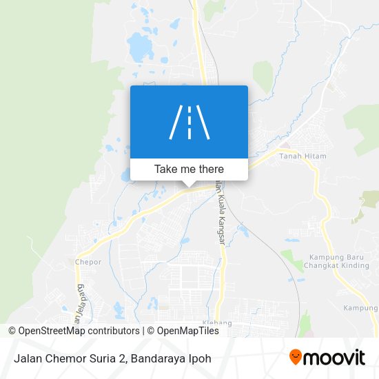 Peta Jalan Chemor Suria 2