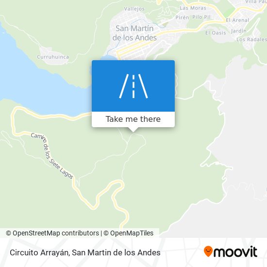 Circuito Arrayán map